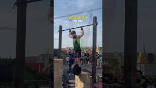 I Competed in the Weighted PullUp [upl. by Elokcin]