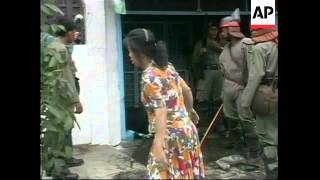 INDONESIA ETHNIC CHINESE BECOME VICTIMS OF ONGOING RIOTING [upl. by Ninahs]