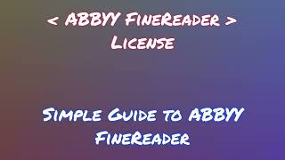 Setup ABBYY FineReader on Your PC for 2024 [upl. by Ueih]