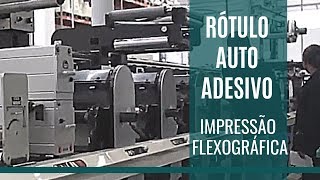 RÓTULO AUTO ADESIVO  IMPRESSÃO FLEXOGRÁFICA MASTER PRINT [upl. by Nnaillek230]