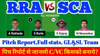 RRA VS SCA DREAM11 PREDICTION  rra vs sca dream11 team  RRA VS SCA DREAM11 Today Match Prediction [upl. by Attiuqahs264]