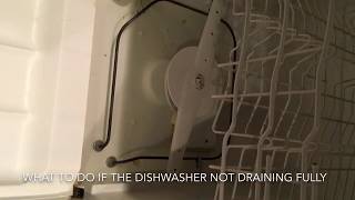 Dishwasher not draining properlyKetan Deshpande Minnesota [upl. by Eachelle]