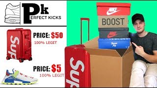 BUYING THE CHEAPEST LEGIT SNEAKERS OFF PERFECT KICKS [upl. by Dehnel]