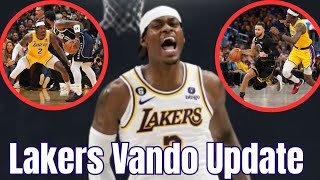 Lakers Jarred Vanderbilt Update [upl. by Gnilrac]