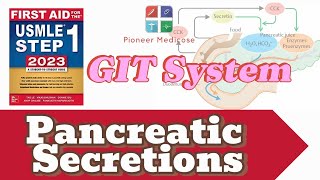 USMLE Step 1Pancreatic secretions GIT Hormone Physiology from first aid step 1UrduHindi [upl. by Aener]