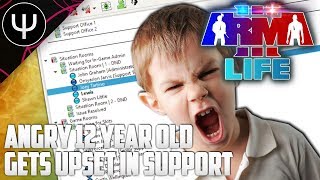 ARMA 3 Life Mod — Angry 12 Year Old Gets UPSET In SUPPORT [upl. by Althee350]