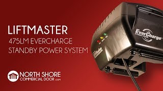 LiftMaster 475LM EverCharge Standby Power System [upl. by Smitt]