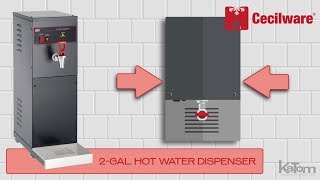 Cecilware 2Gal Hot Water Dispenser 131HWD2120 [upl. by Inanaup187]