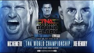 WWE 2K24 TNA Wrestling Bound For Glory 2024 Nic Nemeth Vs Joe Hendry [upl. by Khan219]