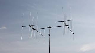 FMDX 2× 9el Yagi Antenna with a rotator [upl. by Dibb]