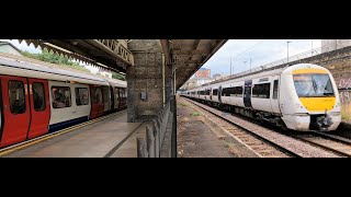 c2c and District Line trains at Upton ParkLondon [upl. by Edouard]