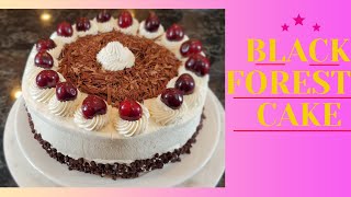 Homemade Black Forest Cake [upl. by Ayoral321]