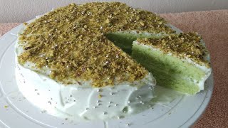 PERFECT PISTACHIO CAKE  PISTA Cake recipe in tamil  Pistachio Cake Without Oven [upl. by Marsland341]