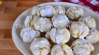 Lemon Amaretti Cookies [upl. by Miquela]