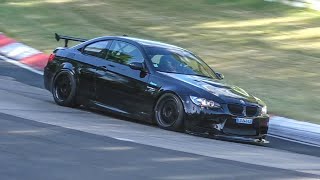 505HP 44L Stroker E92 M3 Schirmer GT on the Nurburgring Nordschleife [upl. by Vandyke]