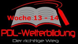 PDL  WBL Altenpflege Weiterbildung  Woche 13  14 [upl. by Lorraine]