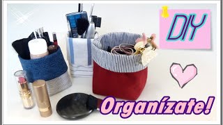 Cestas de Tela ♡ DIY ♡ Organízate [upl. by Fuhrman]