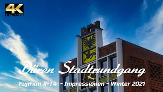 4K  Düren Stadtrundgang  Sehenswürdigkeiten  Fujifilm XT4  City Tour  Sights  Footage [upl. by Ainad148]