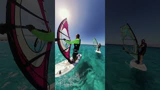 Windsurf action part 31 windsurf windsurfing extreme surf watersports shorts insta360 [upl. by Aihsekin]