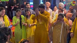 Amar De vivah de Haldi Te night surprise party part 2 wedding shellyrajfilms [upl. by Yahc]