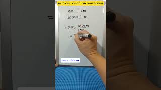 how to convert meter to centimeter  centimeter to meter cm m [upl. by Sheff]