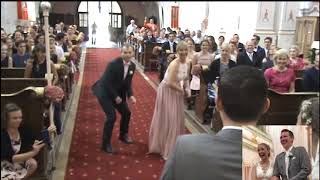 Wedding Flashmob in the CHURCH [upl. by Sherurd]