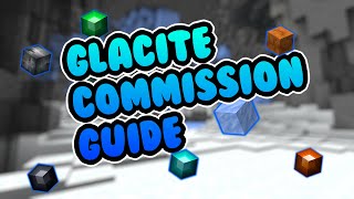 How to do GLACITE TUNNEL COMMISSIONS in HYPIXEL SKYBLOCK [upl. by Netsreik]