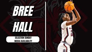 Bree Hall on South Carolina being invited to NCAA Tournament [upl. by Opportuna]