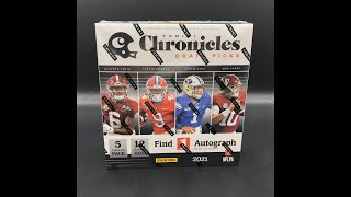 2021 Panini Chronicles Draft Picks NFL Football Mega Box Opening Big Trevor Lawrence Pull [upl. by Nerreg548]