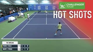 Paes Salisbury Win Epic Challenger Tiebreak In Dallas [upl. by Obrien]