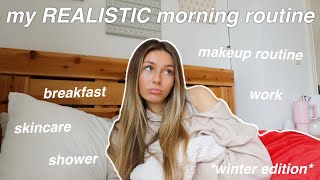 my REALISTIC winter morning routine as an 18 year old not in school [upl. by Animsaj]