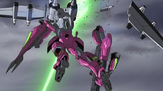 Freedom Gundam vs Neo Roanokes Jet Windam [upl. by Nylime]