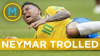 Brazil’s Neymar getting trolled online for overacting against Mexico  Your Morning [upl. by Ikkin]