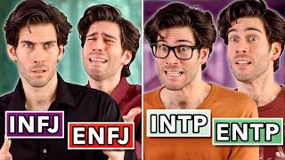 16 Personalities Interacting with Their IntrovertExtrovert Type [upl. by Sucramrej]