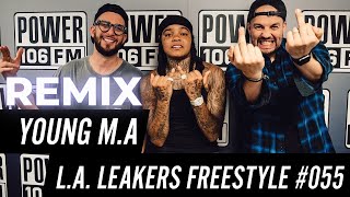 YOUNG MA  LA LEAKERS  Crazy Freestyle REMIX [upl. by Lenahc]