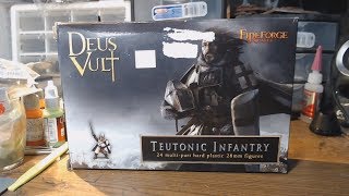 Model Review FireForge Games Teutonic Infantry [upl. by Eboh]