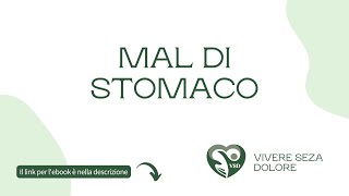 Massaggio per mal di stomacogastrite VSD  Vivere Senza Dolore [upl. by Nannahs917]