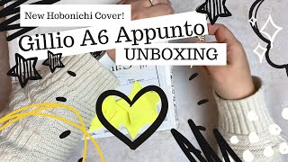 Unboxing New Hobonichi Cover Gillio A6 Appunto [upl. by Zechariah]