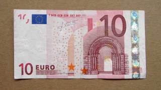 10 Euro Banknote Deset Eura  2002 Face amp Reverse [upl. by Urson496]