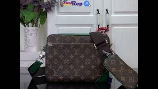 Louis Vuitton Trio Messenger M12766 Borneo Green [upl. by Ailadgim]