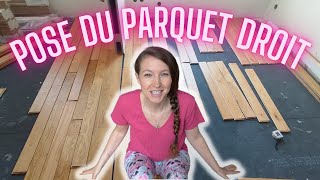 Pose du parquet droit avec murs pas droits  Attention avant de démarrer la pose [upl. by Anrim910]