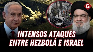 ISRAEL vs HEZBOLÁ lanzan GRAN OLA DE BOMBARDEOS en el sur de LÍBANO y BASES MILITARES  Gestión [upl. by Rafferty145]