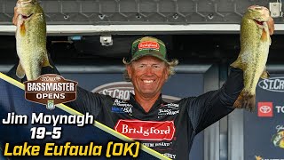 OPEN Jim Moynagh leads Day 1 at Lake Eufaula OK with 19 pounds 5 ounces [upl. by Reseta]