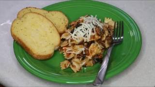 Crock Pot Tuxedo Pasta Casserole [upl. by Binnings]