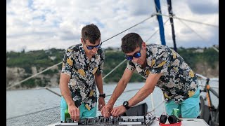 Melodic Techno Deep House Brazilian House Summer 2022  The Twinners Yacht Party Varna Bulgaria [upl. by Zoldi]