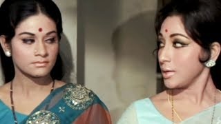 Mala Sinha visits Amitabh Bachchans house  Sanjog  Bollywood Scene 2128 [upl. by Ahsot793]