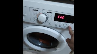 E60 WASHING MACHINE ERROR FIXED  SUPER GENERAL WASHER  SGW6100NLED [upl. by Oinotnaesoj]