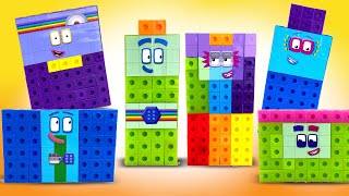 DIY Numberblocks 42 48 54 56 63 72  Season 7 Characters  Keiths Toy Box [upl. by Kcireddor]