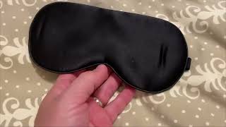 BeeVines Sleep Mask 2 Pack 100 Real Natural Silk Eye Masks with Adjustable Strap Review [upl. by Intyrb911]