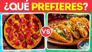 ¿Qué Comida Prefieres 👀🌮🍕  Hiper Trivia de Qué Prefieres [upl. by Onit]